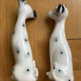 Vintage ceramic Dalmatian dogs