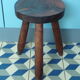 Tabouret de traite tripode