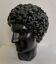 Waxed black plaster head
