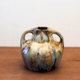 Art deco ceramic vase with coulure