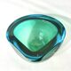 Blue and green submerged vide poche, Flavio Poli, Murano