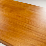 Scandinavian minimalist desk exotic wood 60's