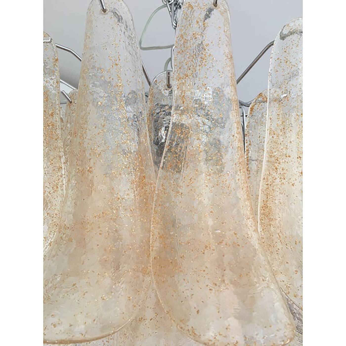 Italian Gold Selle Murano Glass Candlestick