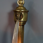Applique murale Art déco bronze & verre