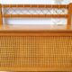 Banc coffre à jouets rotin