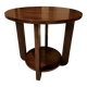 Art Deco style oak side table