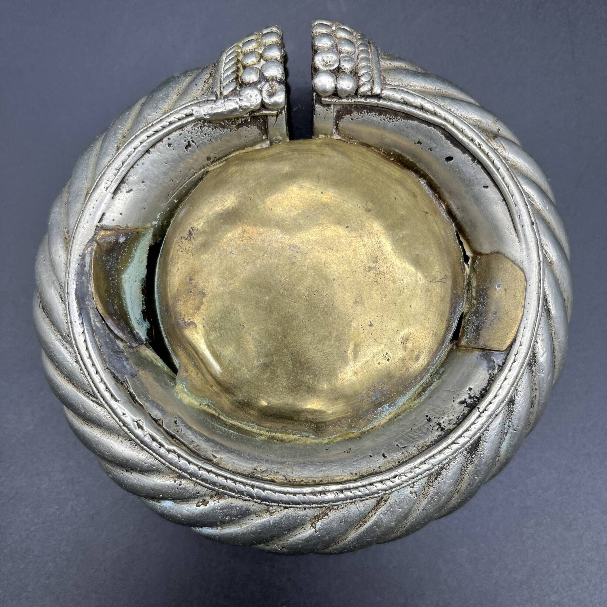 Bracelet Ancien D'Afrique Du Nord - Bijou Ethnique Occasion, Style Traditionnel Berbère Ou Touareg