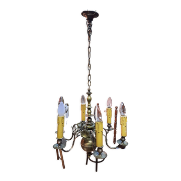 Lustre ancien en bronze