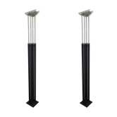 Paire de lampadaires Pierre Lallemand pour Moonlight, 1990