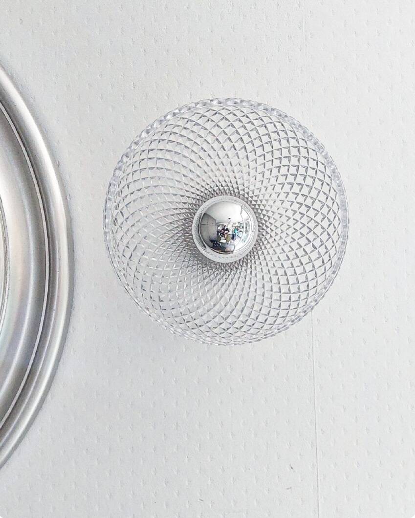 Vintage crystal wall light