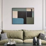 Original geometric painting