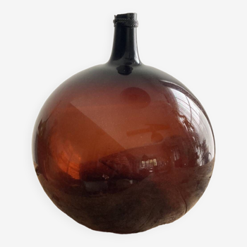 Amber demijohn 50l late 19th century