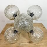 Vintage Cut Glass Chandelier from Kamenický Šenov, 1960s