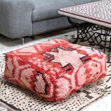 Moroccan kilim pouf
