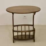 Table d'appoint et son porte-revues