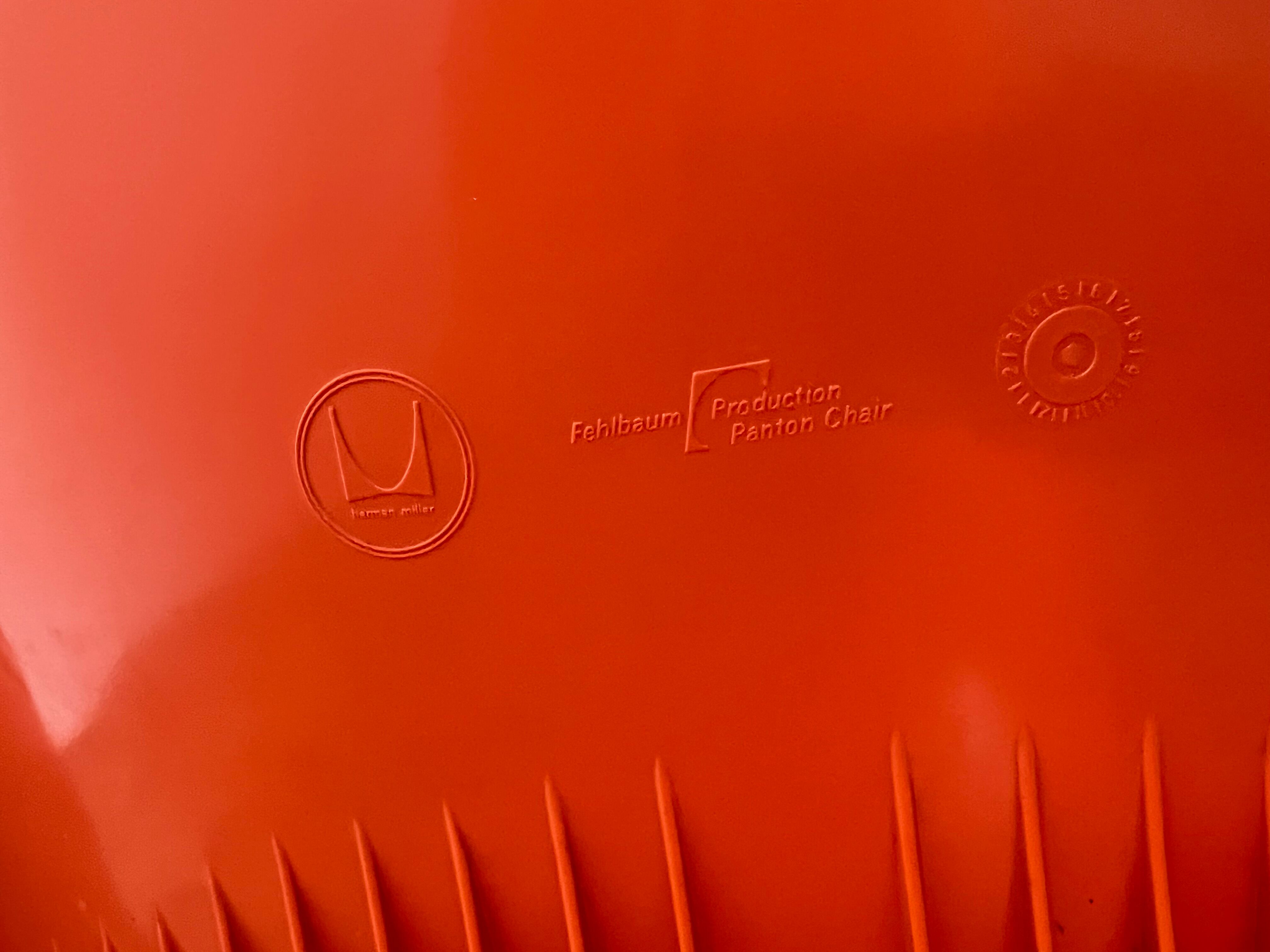 Chair S by Verner Panton for Herman Miller Fehlbaum 1970