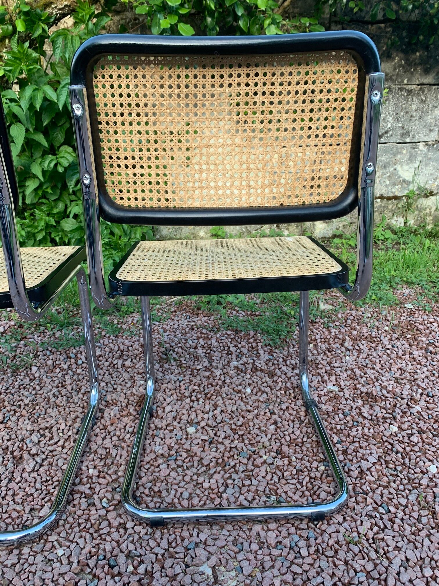 Pair of Cesca B32 chairs by Marcel Breuer