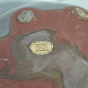 large vintage ceramic fruit basket Germany 1960s