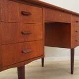 Teak desk, Danish design, 1970s, production: Denmark
