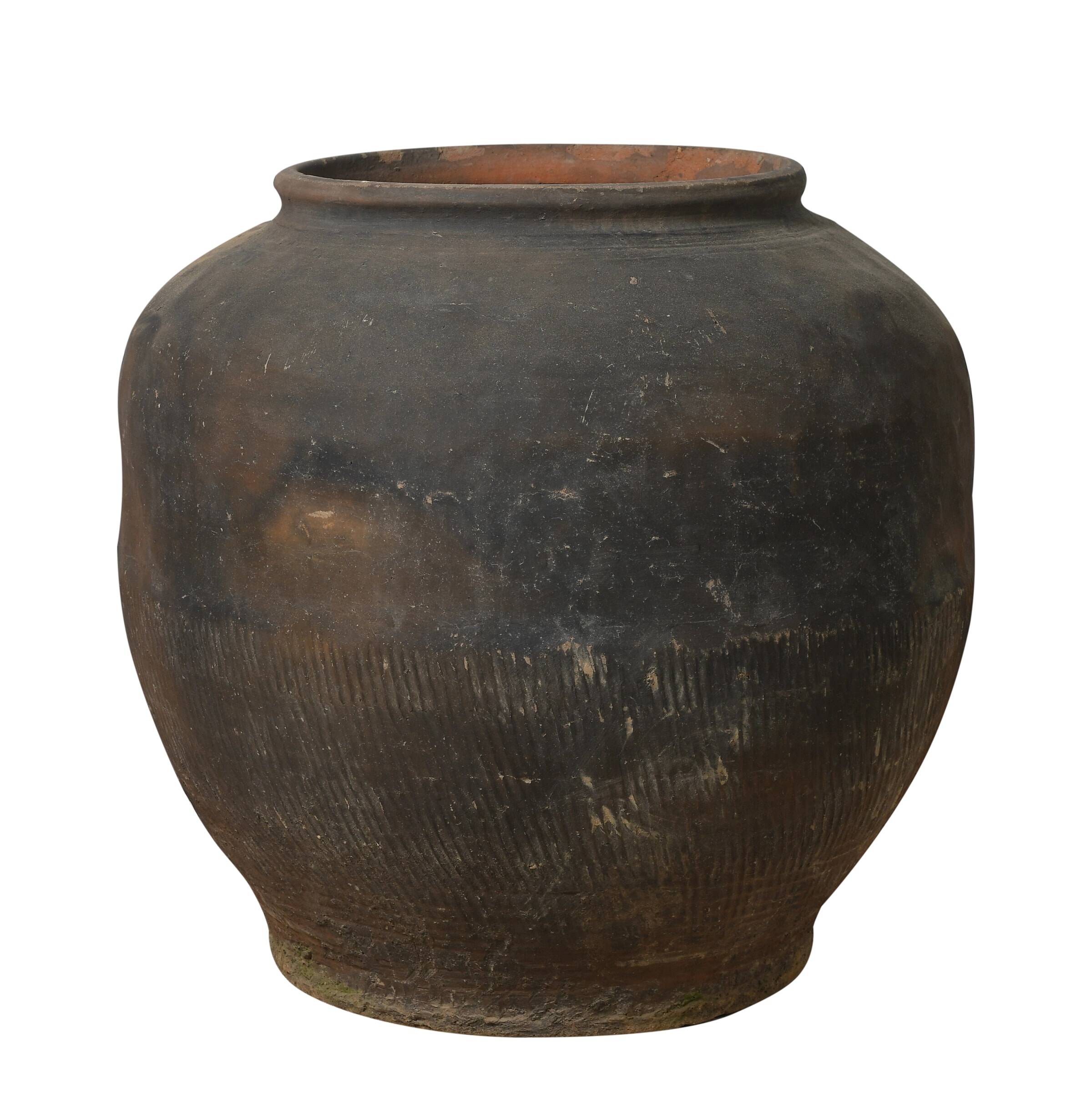 Shantou – Grand ancient Chinese terracotta pot no. 5