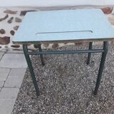 Formica school desk with chair