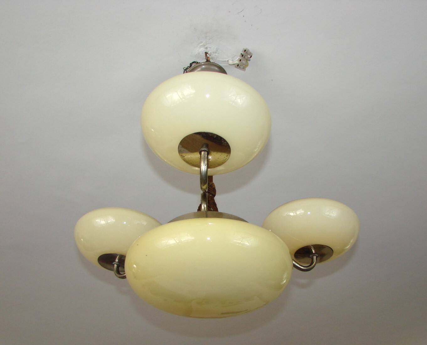 Art deco chandelier, 1940's.