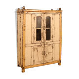 Sideboard in pale yellow lacquered teak