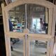 Eighteenth-century oak window mirror.
