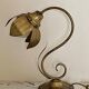 Brass flower lamp
