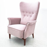 Pink armchair