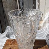 Vase verre transparent