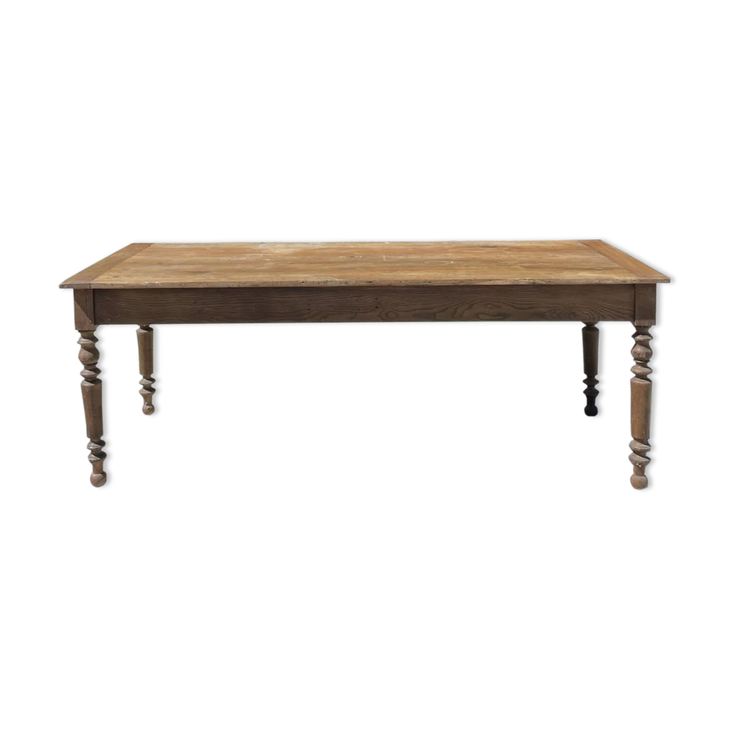 Table de ferme Louis Philippe en chêne massif