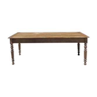 Louis Philippe farmhouse table in solid oak