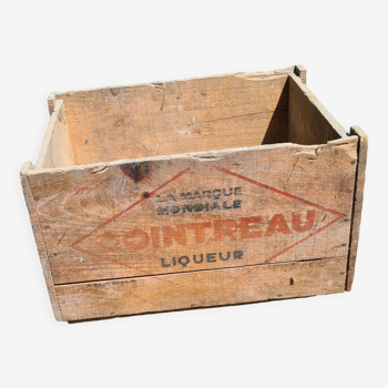 Ancienne caisse publicitaire Cointreau / liqueur