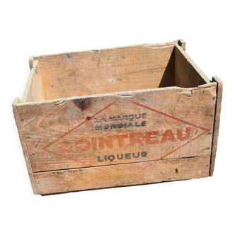Ancienne caisse publicitaire Cointreau / liqueur