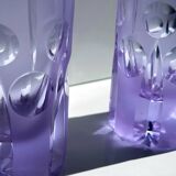 6 verres à long drink italiens de l'ère spatiale - Alexandrite, années 1970