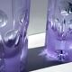 6 Italian Space Age Longdrink Glasses - Alexandrite 1970s