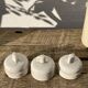 3 electric switches ceramic 20-30s vintage white