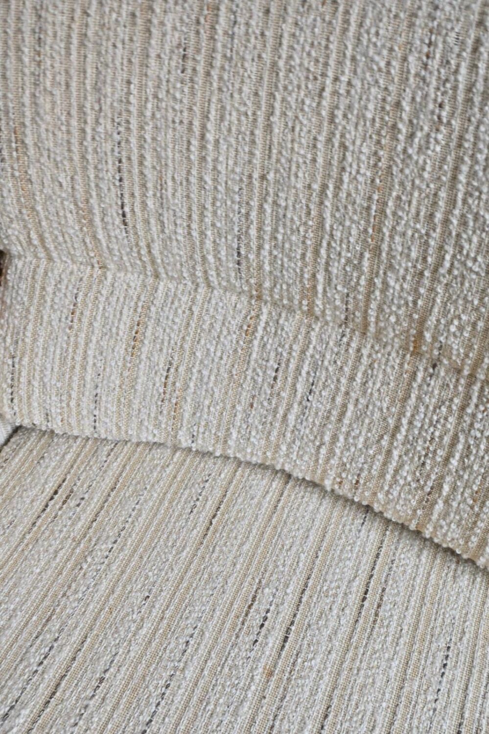 Canapé 3 places Mid-Century Design Scandinave Teck et Tissu