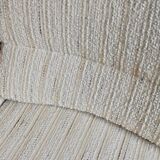 Canapé 3 places Mid-Century Design Scandinave Teck et Tissu