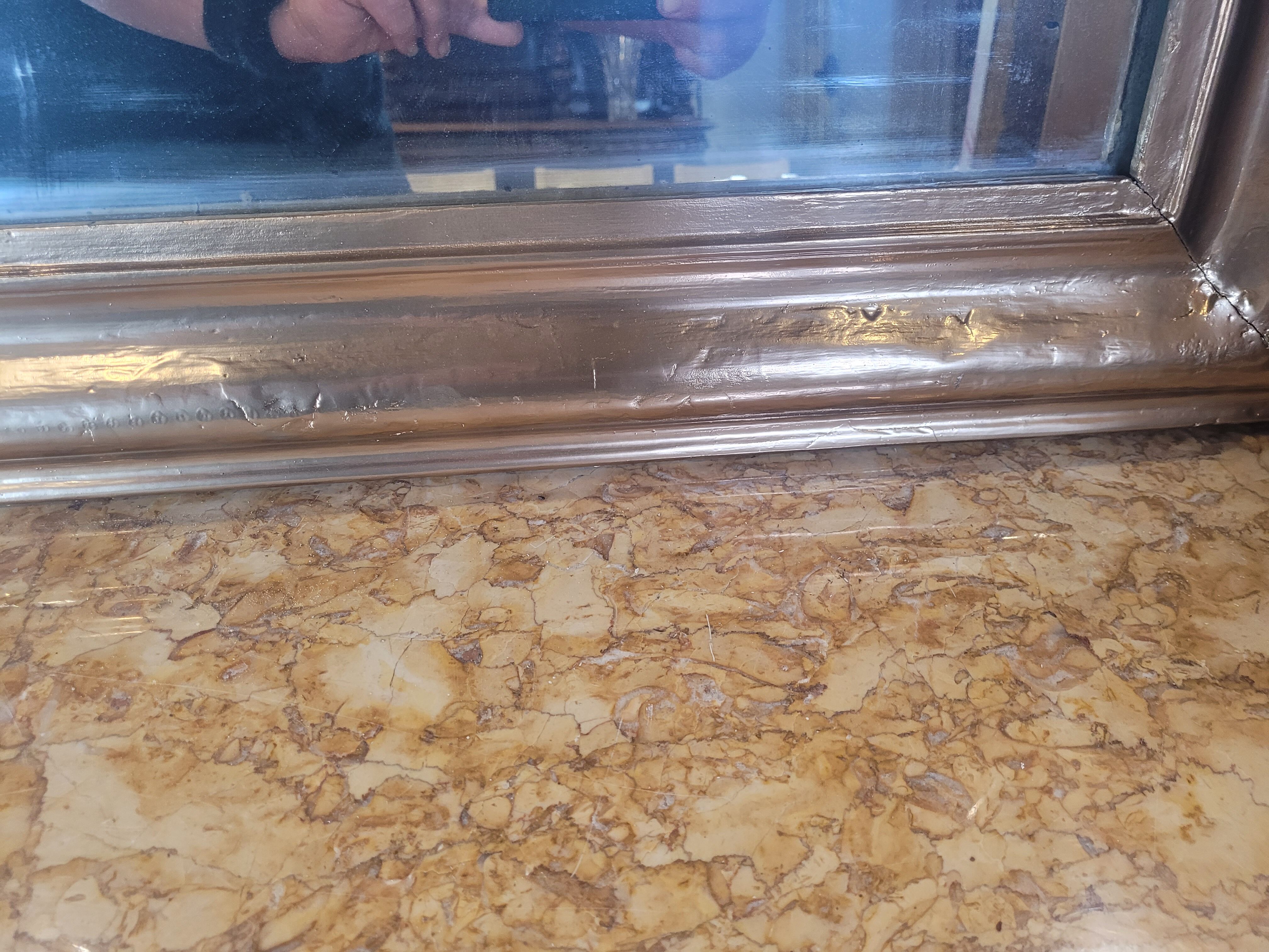 Mirror Louis Philippe old gilded 103x76cm