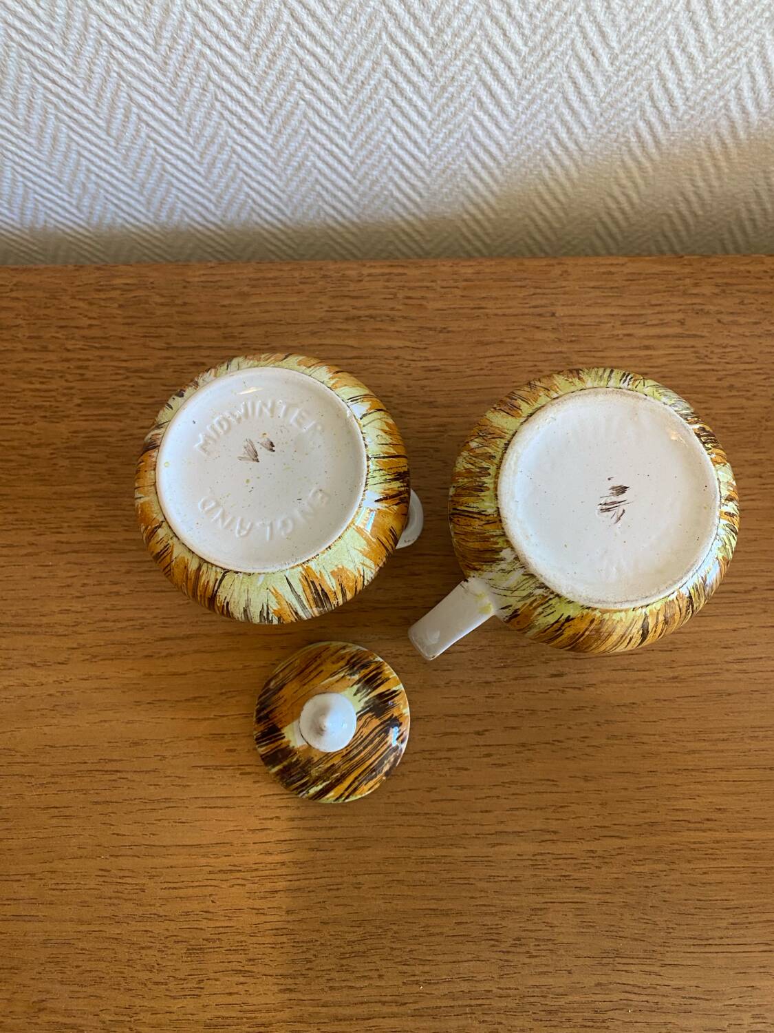 Vintage Midwinter England coffee set