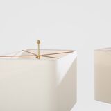 Paire de lampes bronze et résine de Philippe Cheverny 1970s