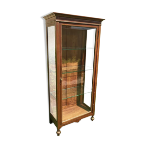 vitrine en acajou et