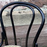 Pair of bistro café chairs 1970
