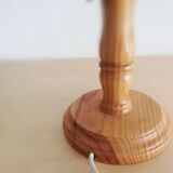 1960s wooden table lamp