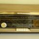Wood, glass, bakelite, vinyl and brass radio - Bi-amp radio - Philips