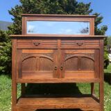 Art Nouveau oak sideboard