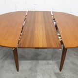1968 transformable teak table in impeccable condition