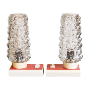 Bedside table lamps from Hawill, 1960